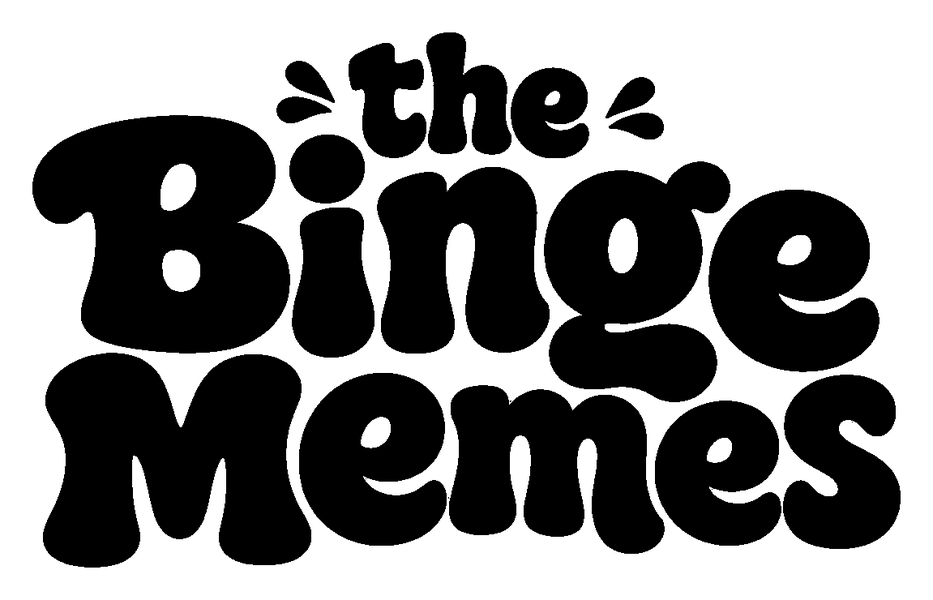 The Binge Memes black logo